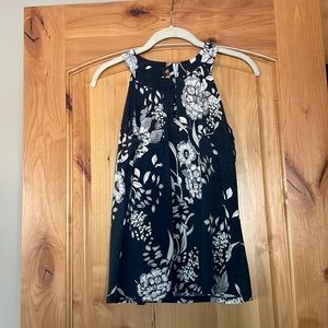 Inc international concepts petite medium sleeveless tank blouse. Black